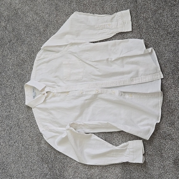 Old navy size small regular fit white button shirt - Picture 1 of 3